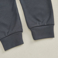 Ribbed Classic Hoodie Set - The Ollie Bee