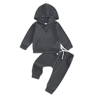 Ribbed Classic Hoodie Set - The Ollie Bee