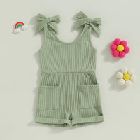 Ribbed Romper - The Ollie Bee