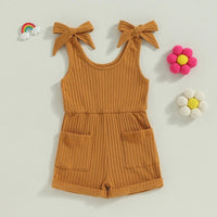Ribbed Romper - The Ollie Bee