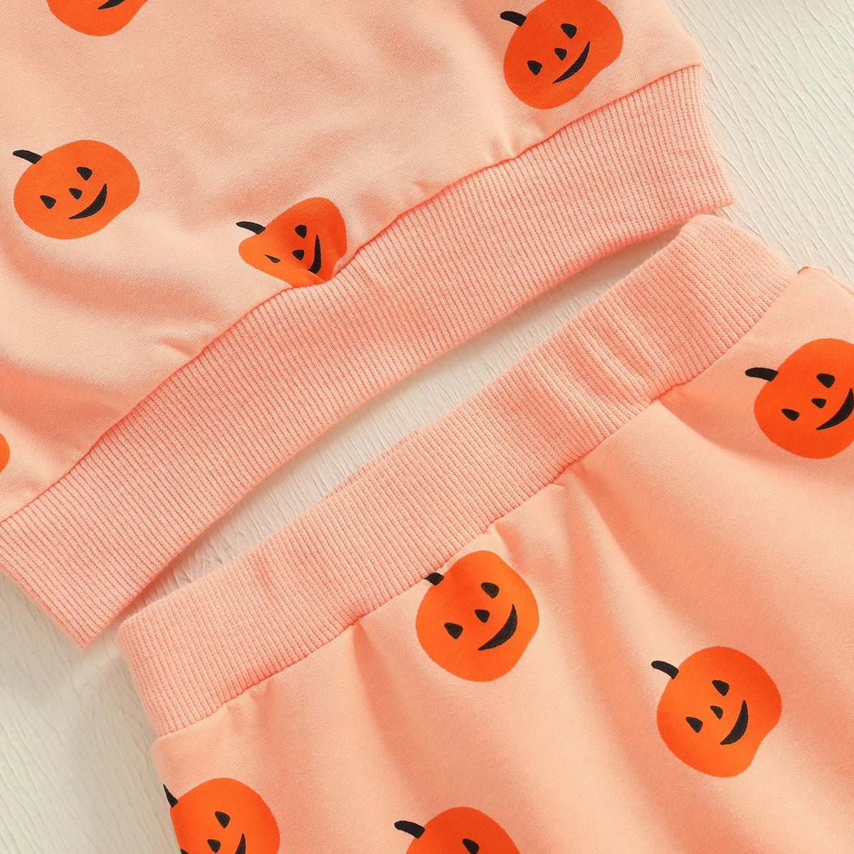 Ruffle Shoulder Pumpkin Set - The Ollie Bee