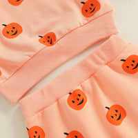 Ruffle Shoulder Pumpkin Set - The Ollie Bee