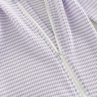 Ruffle Shoulder Striped Footie - The Ollie Bee