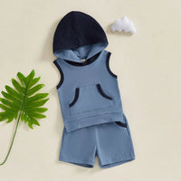 Sleeveless Hoodie Set - The Ollie Bee