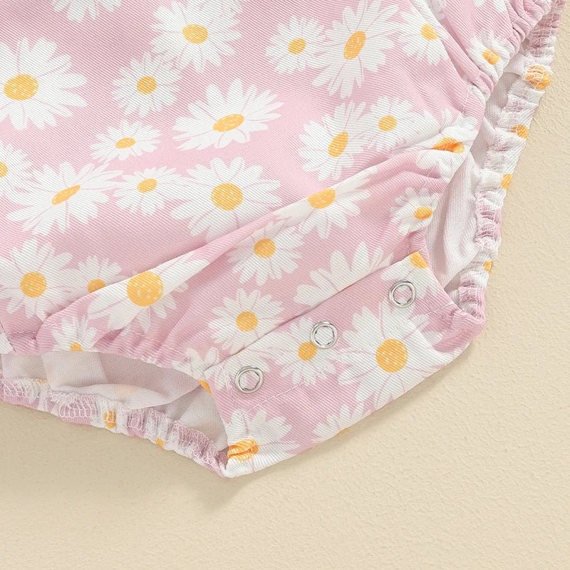 Spring Floral Overall Onesie - The Ollie Bee