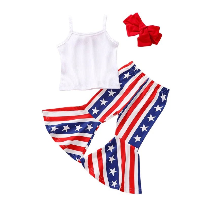 Stars and Stripes Flare Set - The Ollie Bee