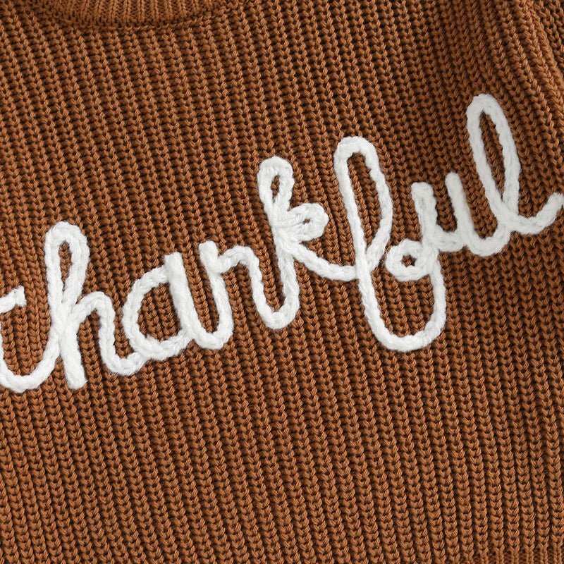 Thankful Knit Sweater - The Ollie Bee