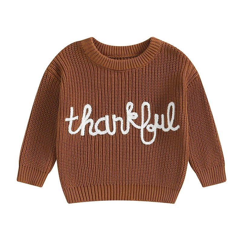 Thankful Knit Sweater - The Ollie Bee