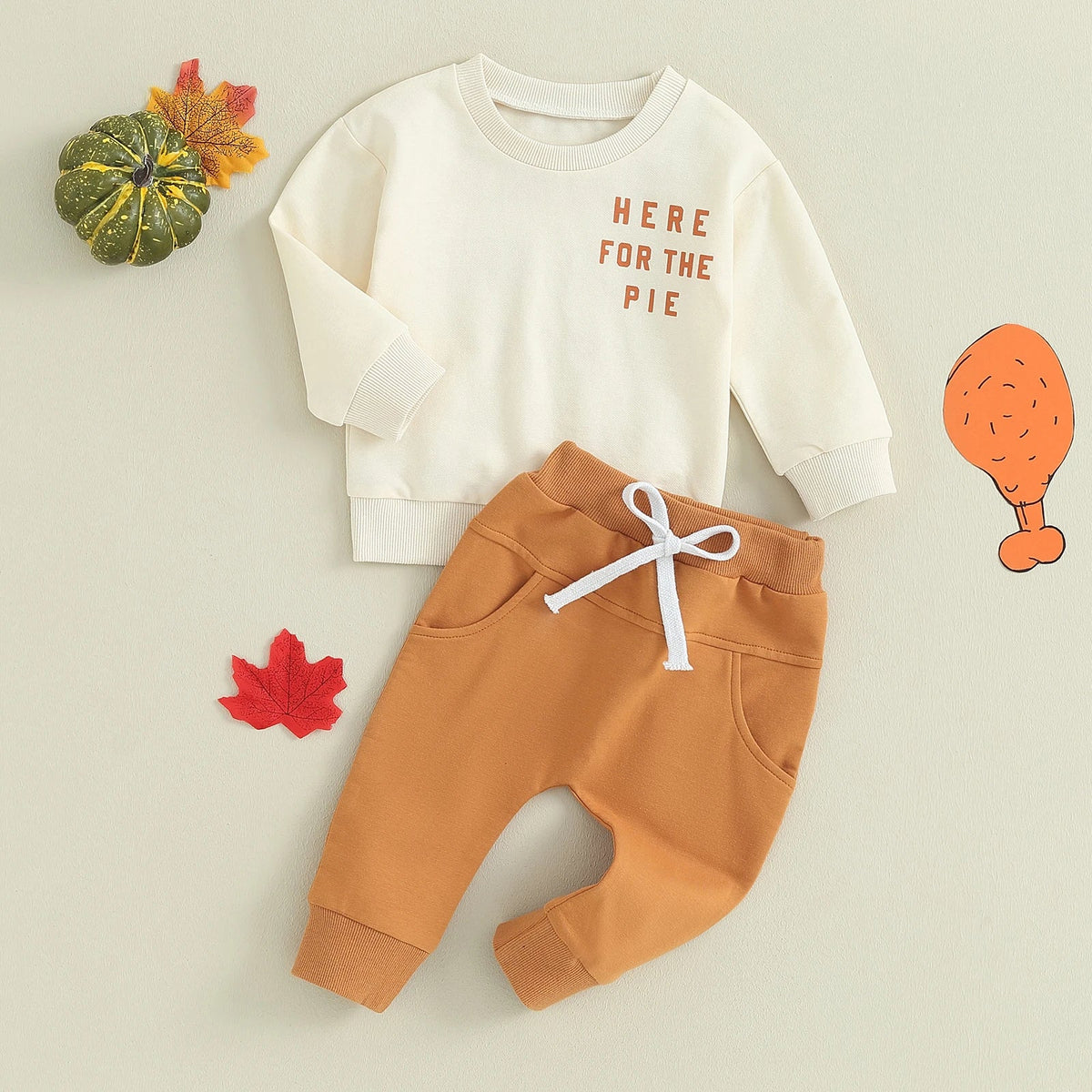 Thanksgiving Crewneck Sets - The Ollie Bee