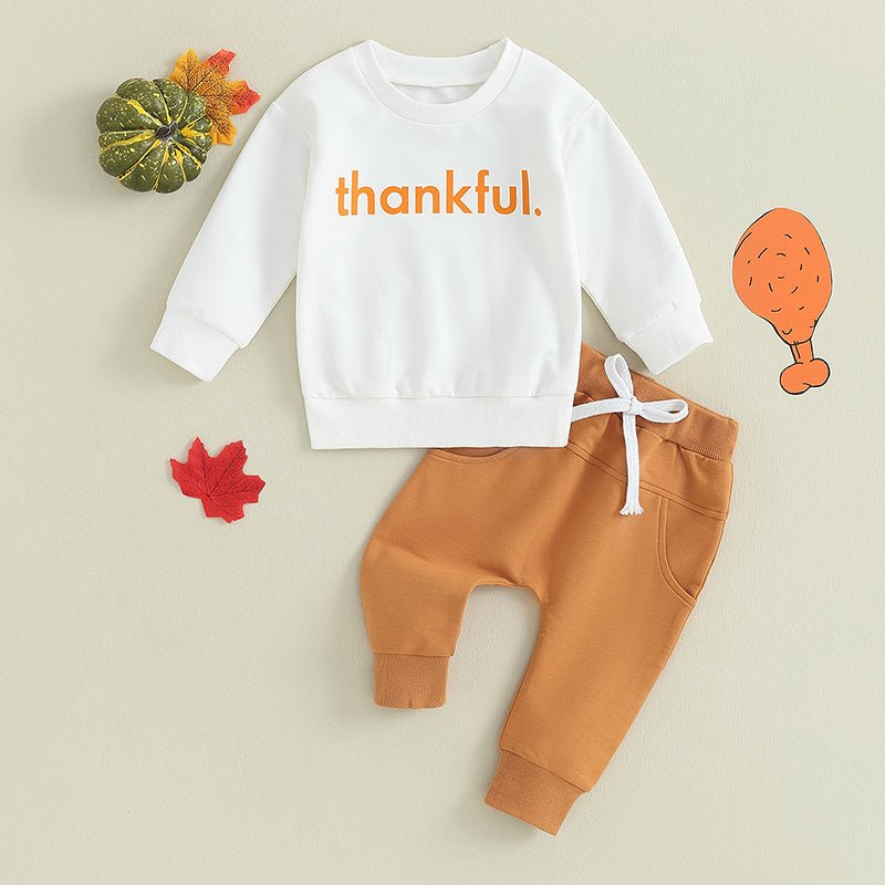 Thanksgiving Crewneck Sets - The Ollie Bee