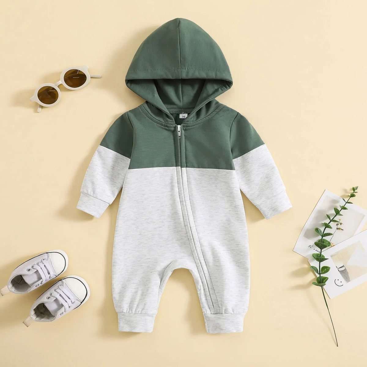 The Hoodie Jumpsuit - The Ollie Bee
