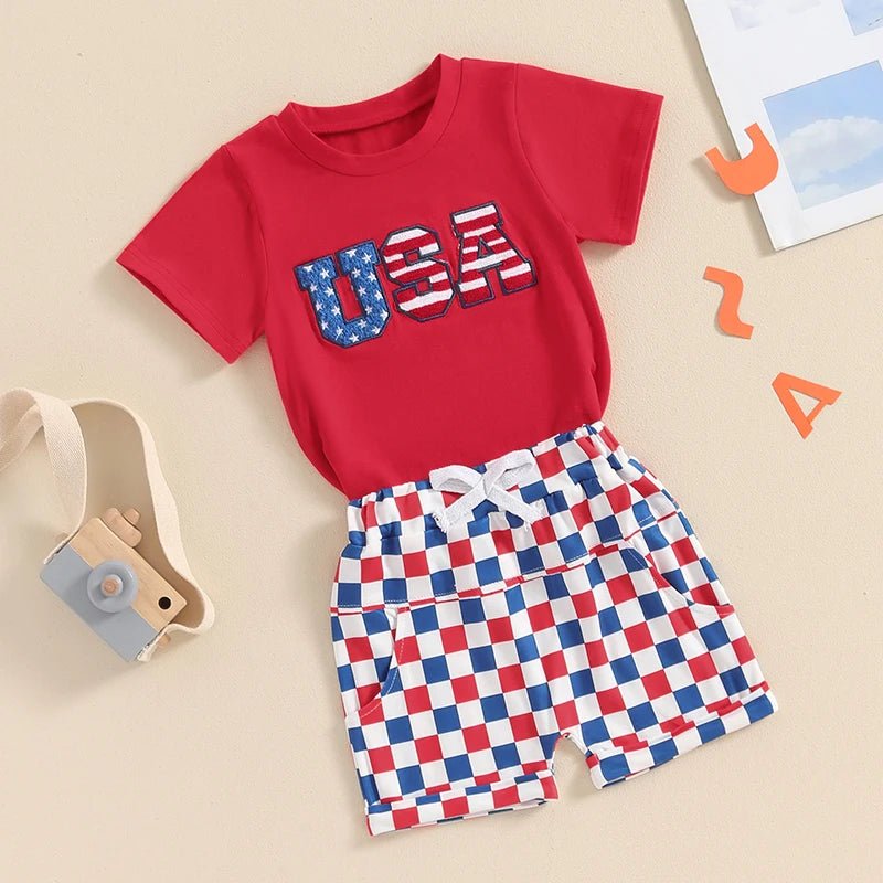 USA Checkered Set - The Ollie Bee