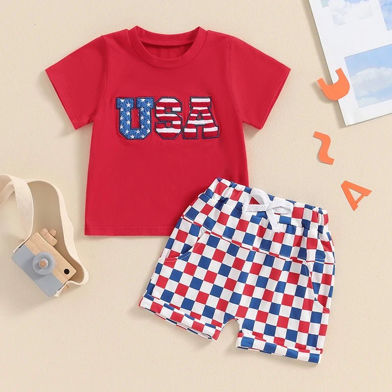 USA Checkered Set - The Ollie Bee