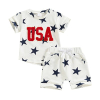 USA Chenille Stars Set - The Ollie Bee