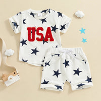 USA Chenille Stars Set - The Ollie Bee