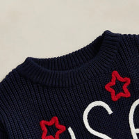 USA Knit Sweater - The Ollie Bee