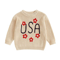 USA Knit Sweater - The Ollie Bee
