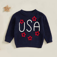 USA Knit Sweater - The Ollie Bee
