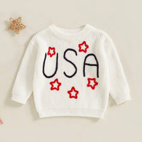 USA Knit Sweater - The Ollie Bee