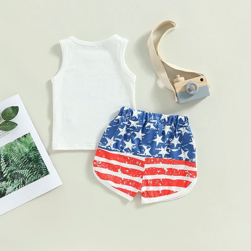 USA Muscle Tee Set - The Ollie Bee