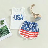 USA Muscle Tee Set - The Ollie Bee