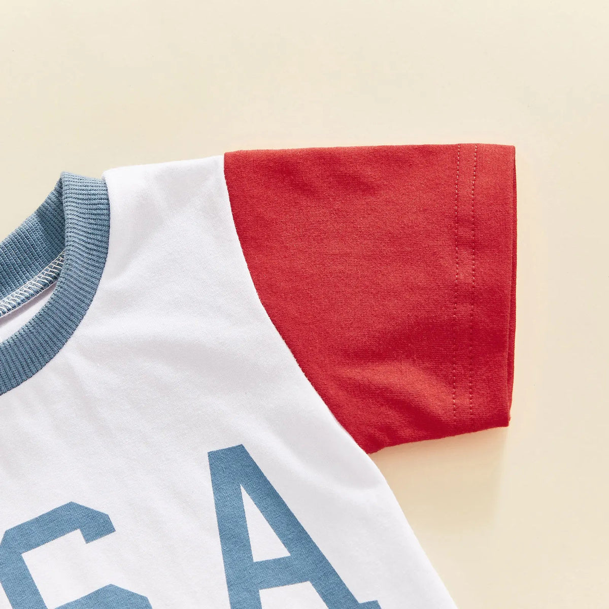 USA Raglan Tee Set - The Ollie Bee