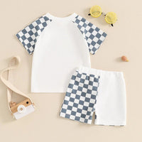 White & Checkers Set - The Ollie Bee