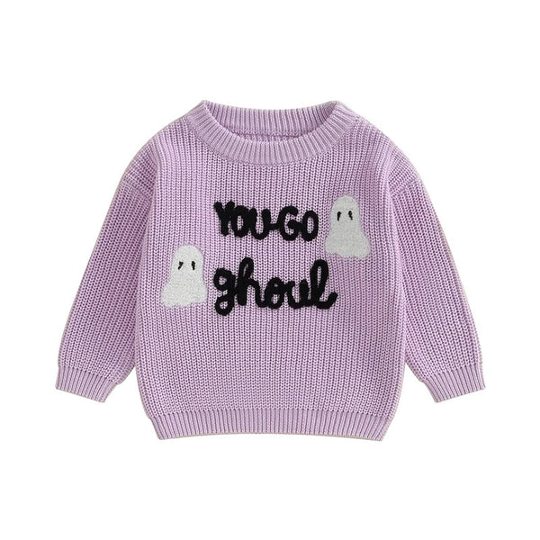 Yo Go Ghoul Knit Sweater - The Ollie Bee
