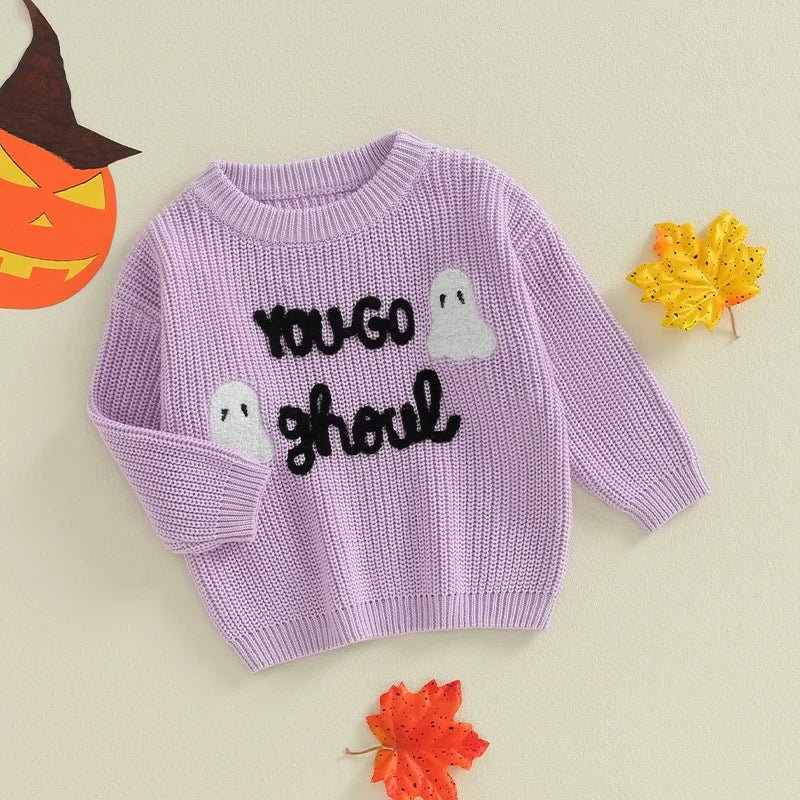 Yo Go Ghoul Knit Sweater - The Ollie Bee