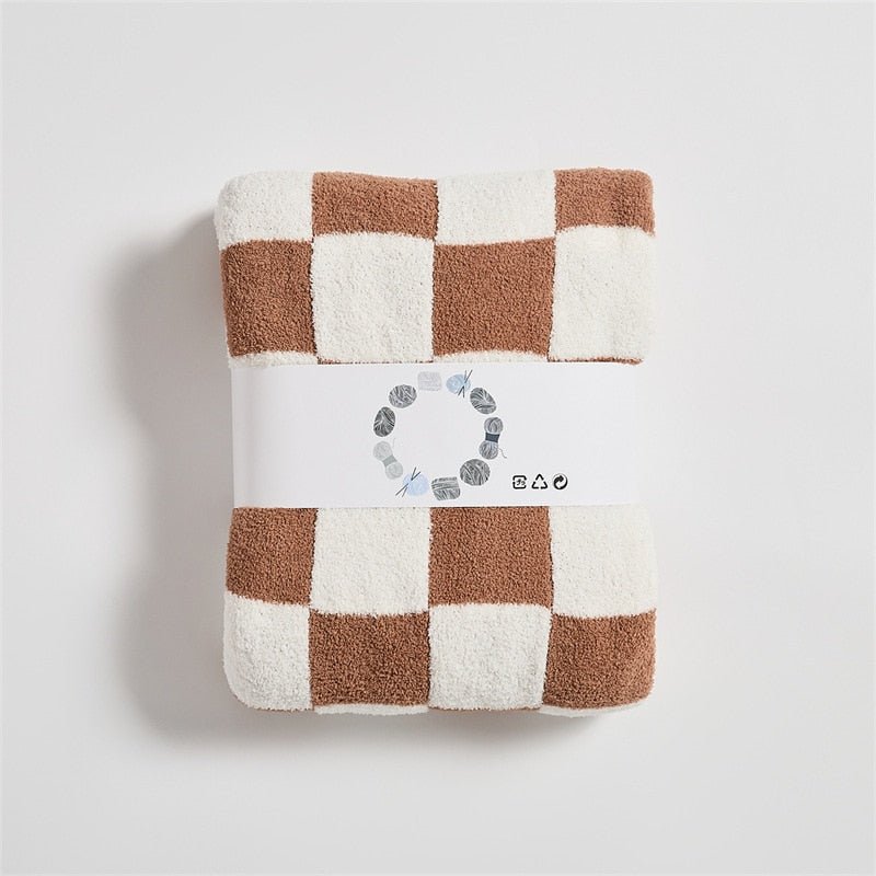 Checkerboard Blanket - The Ollie Bee