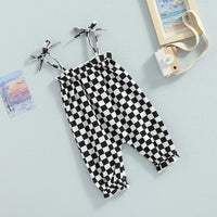 Checkerboard Jumpsuit - The Ollie Bee