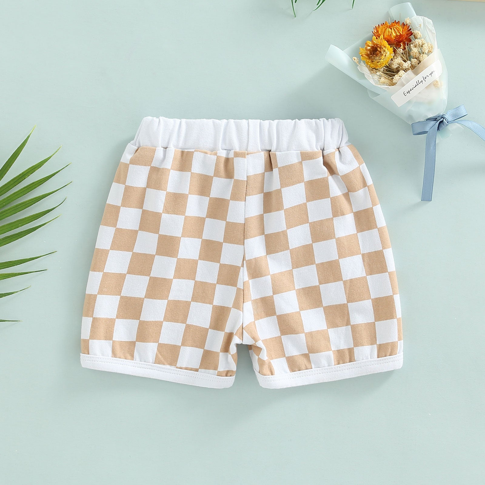Checkerboard Shorts - The Ollie Bee