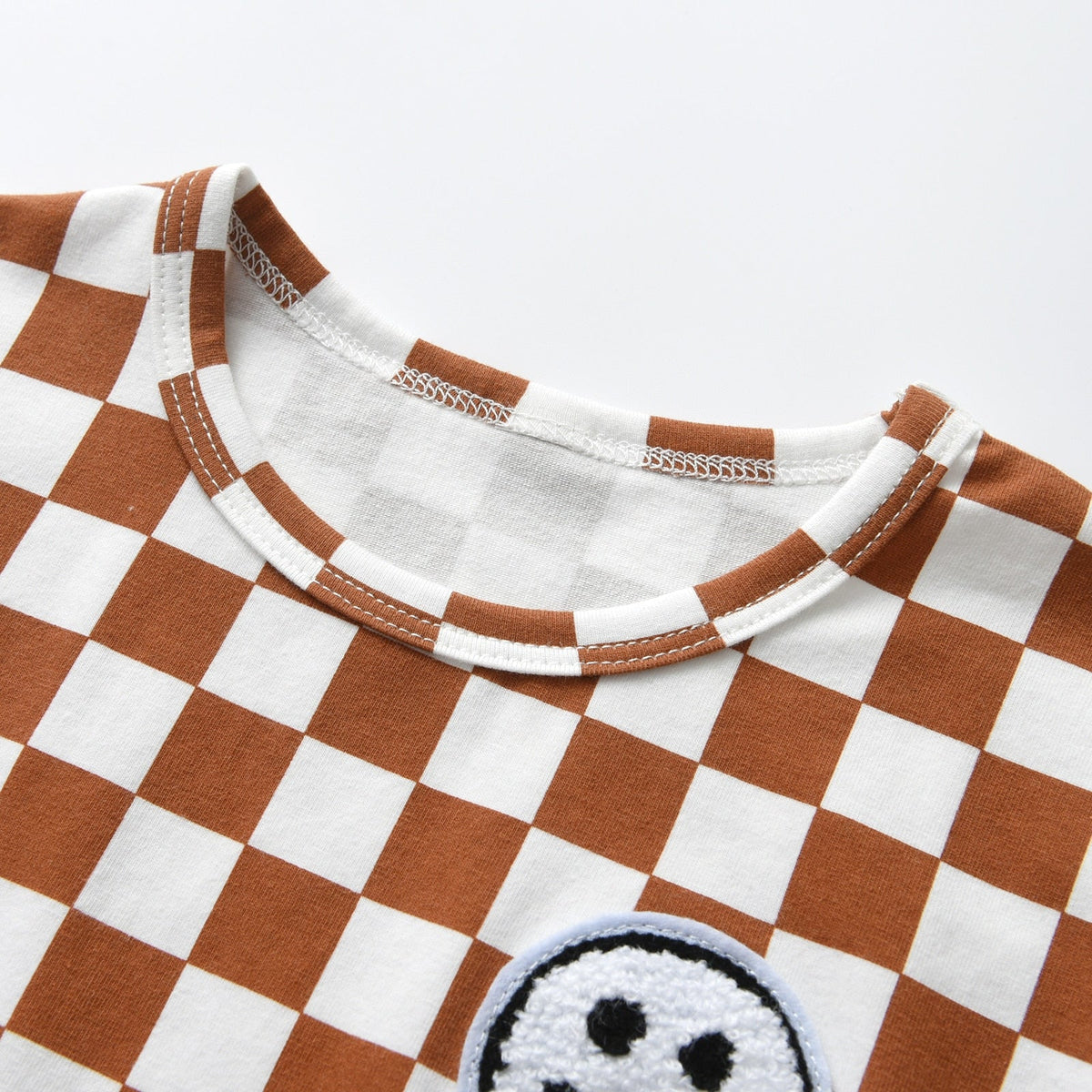 Checkerboard Smiley Set - The Ollie Bee