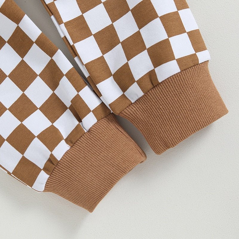 Checkerboard Tracksuit - The Ollie Bee