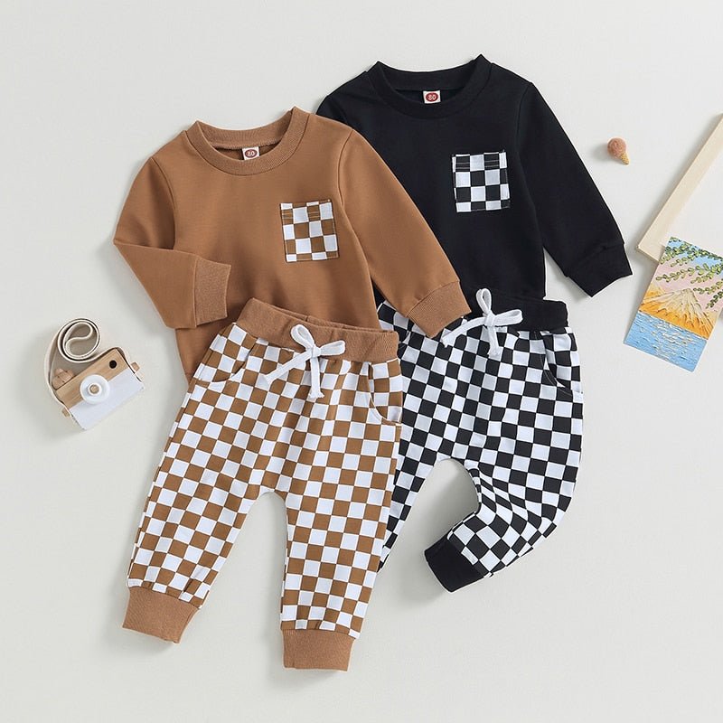 Checkerboard Tracksuit - The Ollie Bee
