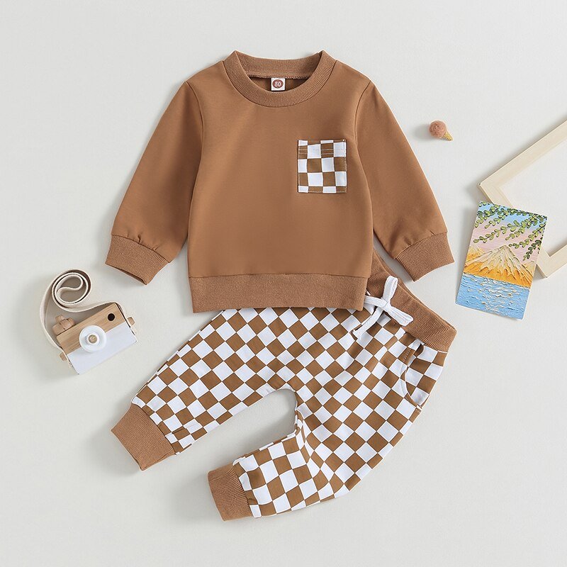 Checkerboard Tracksuit - The Ollie Bee