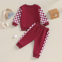 Checkered Pocket Tee Tracksuit - The Ollie Bee