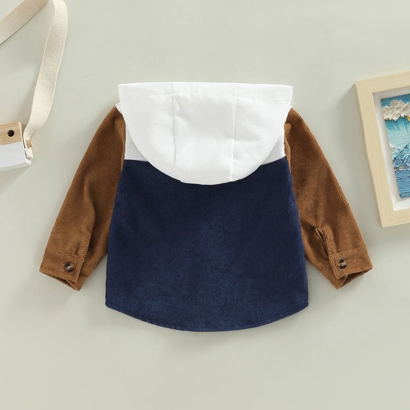 Corduroy Hooded Jacket - The Ollie Bee
