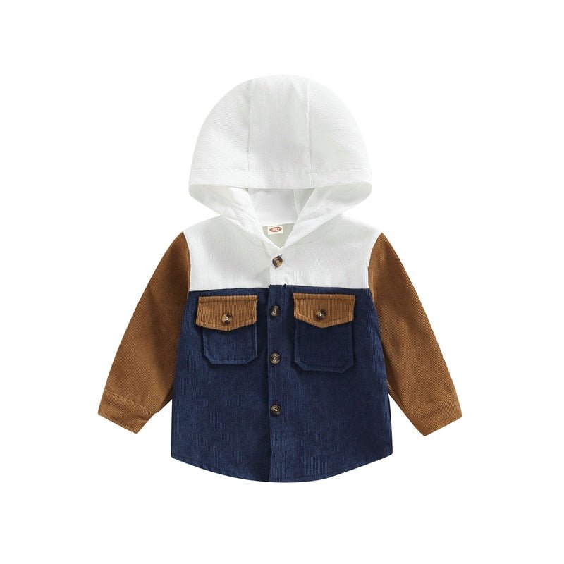 Corduroy Hooded Jacket - The Ollie Bee