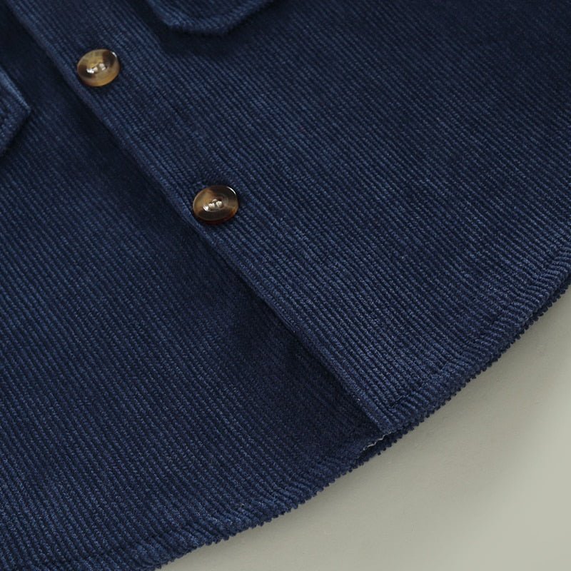 Corduroy Hooded Jacket - The Ollie Bee