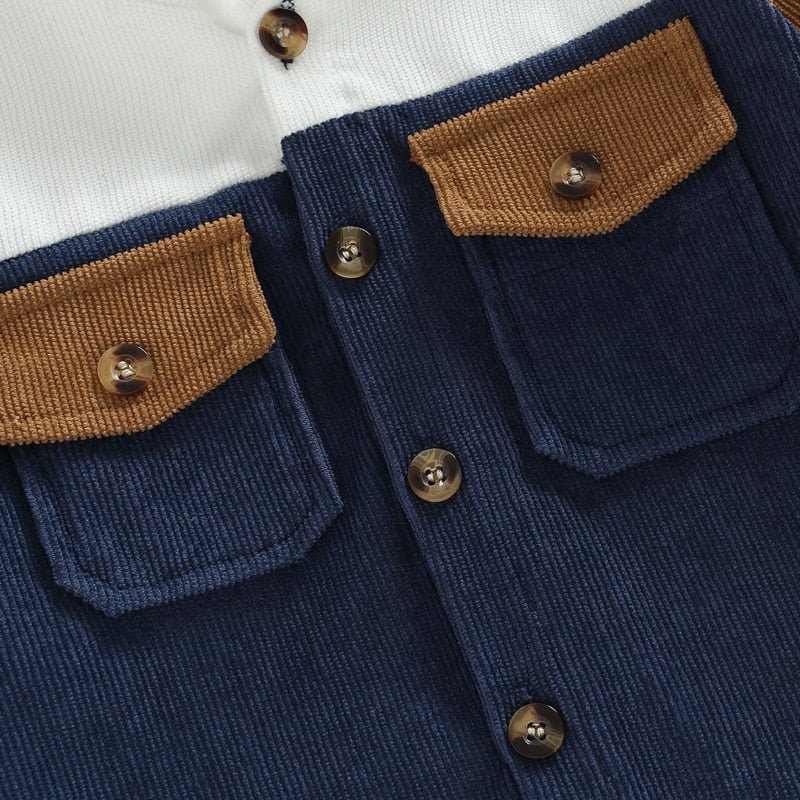 Corduroy Hooded Jacket - The Ollie Bee