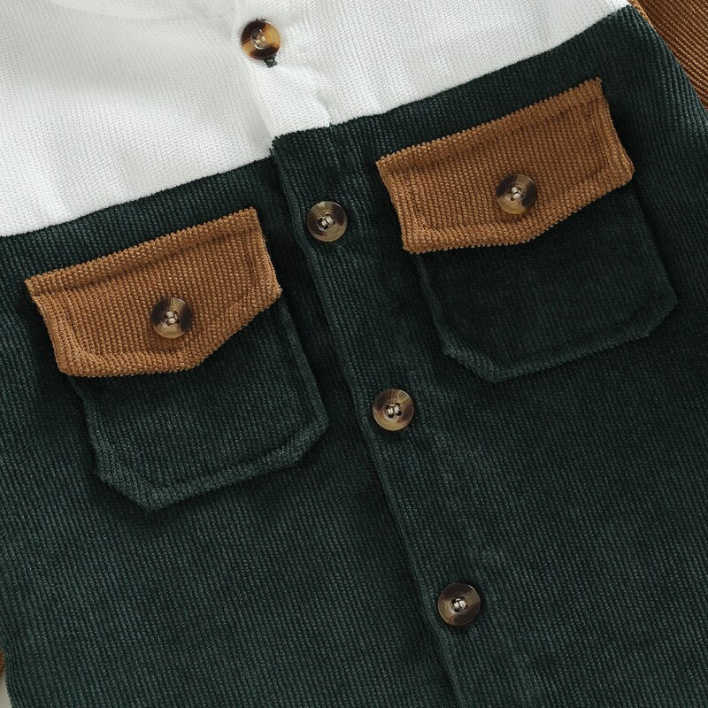 Corduroy Hooded Jacket - The Ollie Bee