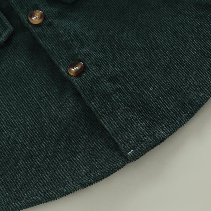 Corduroy Hooded Jacket - The Ollie Bee