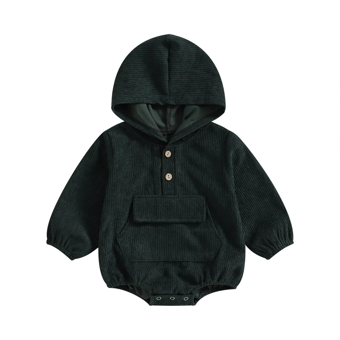 Corduroy Hooded Onesie - The Ollie Bee