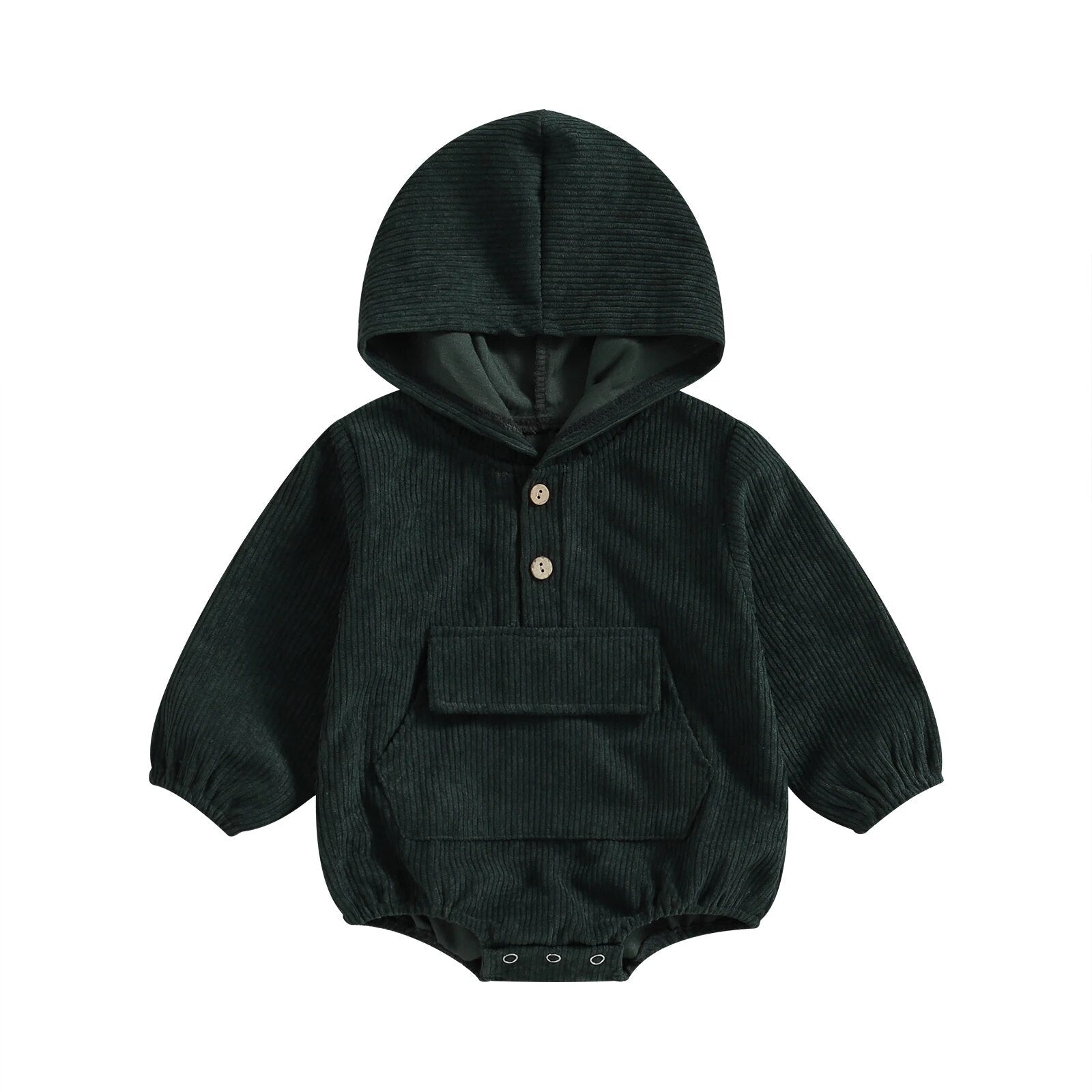 Corduroy Hooded Onesie - The Ollie Bee