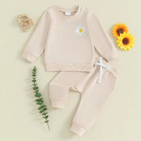 Daisy Embroidered Tracksuit - The Ollie Bee