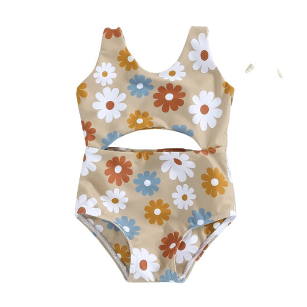 Floral Cutout Swimsuit - The Ollie Bee
