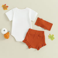 Halloween Ruffle Shorts Set - The Ollie Bee