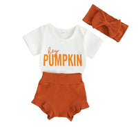 Halloween Ruffle Shorts Set - The Ollie Bee