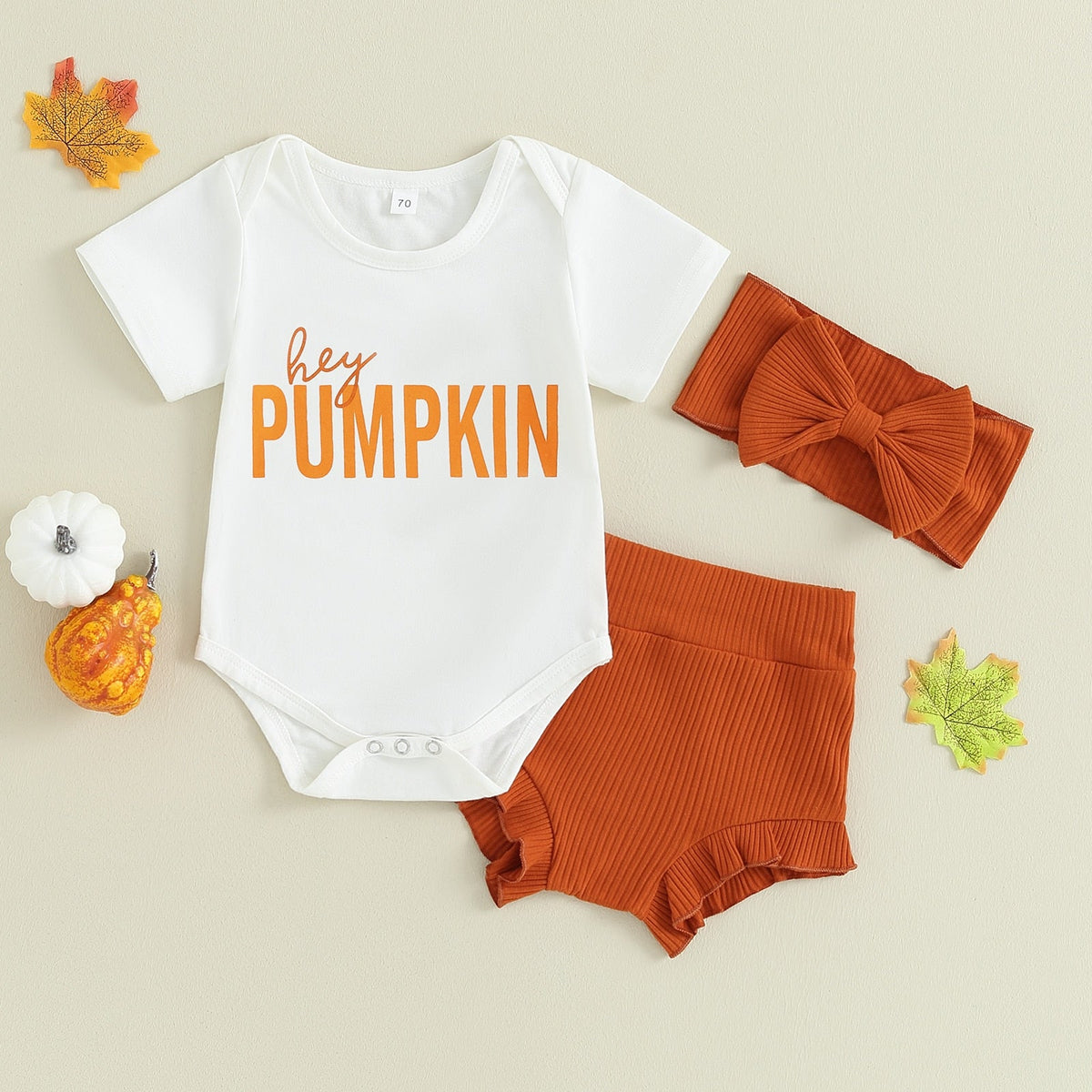 Halloween Ruffle Shorts Set - The Ollie Bee